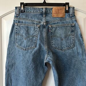 VINTAGE Levi's‎ 550 Women's relaxed fit tapered leg Y2K size 11 S / 30” made USA